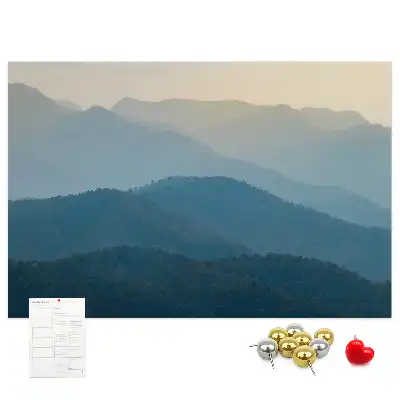 Korková tabule Abstraktní krajina