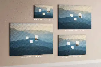 Korková nástěnka Abstraktní horizont