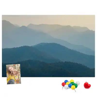 Korková nástěnka Abstraktní horizont