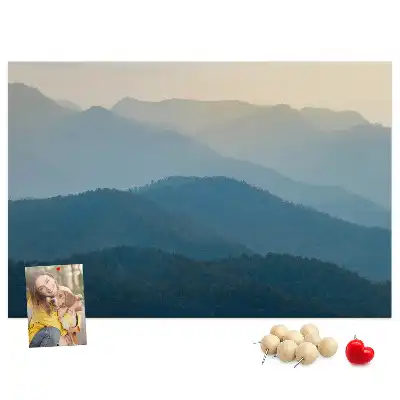 Korková tabule Abstraktní krajina