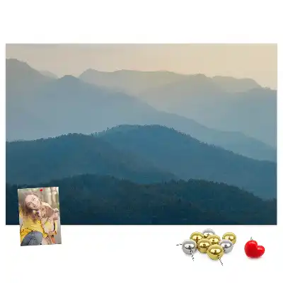 Korková tabule Abstraktní krajina