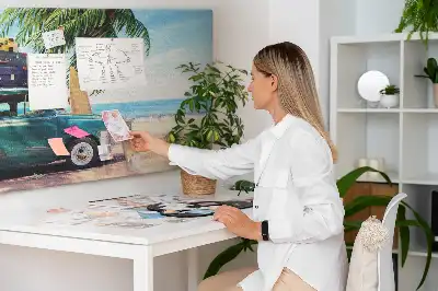 Nástěnka do dětského pokoje Prázdninová pláž