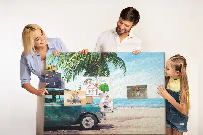 Nástěnka do dětského pokoje Prázdninová pláž