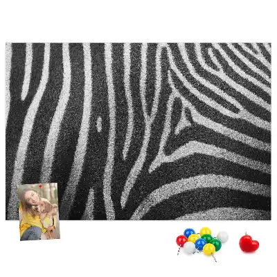 Nástěnka korková Zebrí vzor