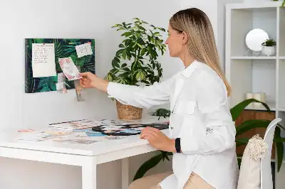 Korková tabulka Exotické listy