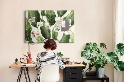Nástěnka do dětského pokoje Palmové listy