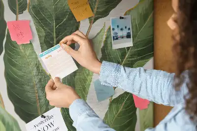 Nástěnka do dětského pokoje Palmové listy