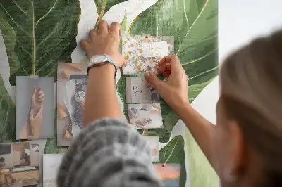 Nástěnka do dětského pokoje Palmové listy