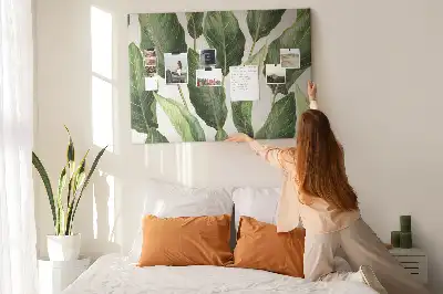 Nástěnka do dětského pokoje Palmové listy