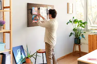 Nástěnka korková Mapa světa