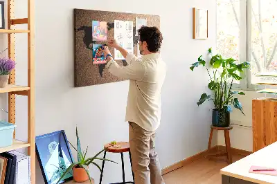 Nástěnka korková Mapa světa