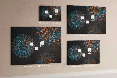 Nástěnka do dětského pokoje Vzor mandaly