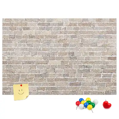 Korková tabule Cihlová zeď
