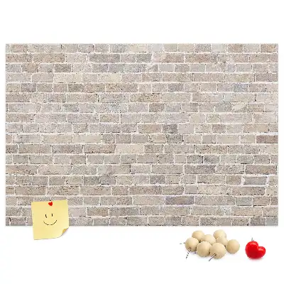 Korková tabule Cihlová zeď