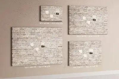 Korková tabule Cihlová zeď