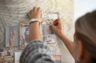 Korková nástěnka Stín palmy na písku