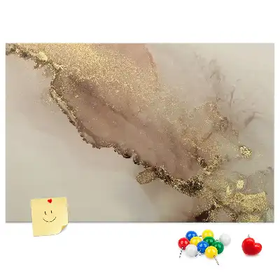 Nástěnka do dětského pokoje Zlatý mramor