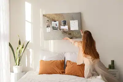 Nástěnka do dětského pokoje Zlatý mramor
