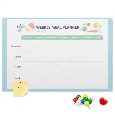 Korková nástěnka do kuchyně na poznámky a menu