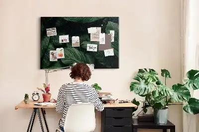 Nástěnka do dětského pokoje Tropická monstera