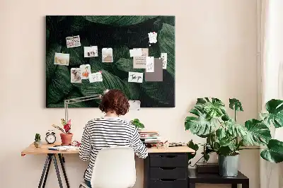 Nástěnka do dětského pokoje Tropická monstera