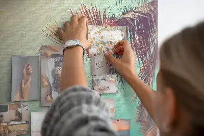 Korková nástěnka Tropické palmy
