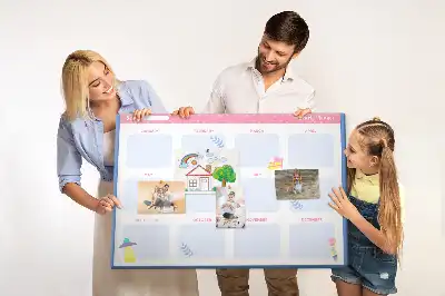 Korková nástěnná měsíční tabule