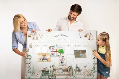 Korková nástěnka Plánovač útulný dům