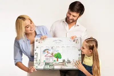 Korková nástěnka Plánovač útulný dům