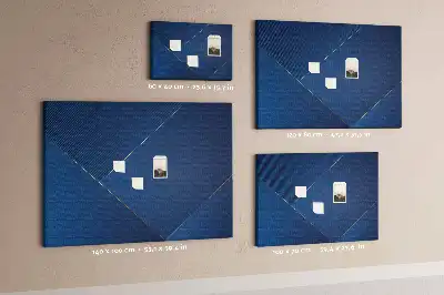 Nástěnka do dětského pokoje s dekorativní abstrakcí