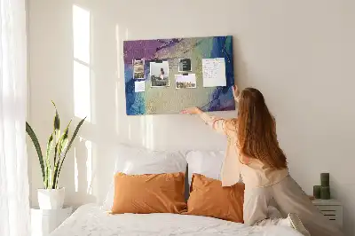 Nástěnka korková Abstraktní mramor