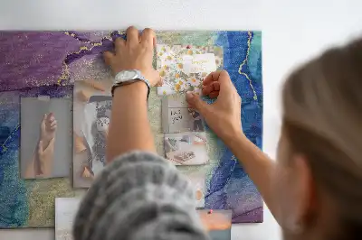 Nástěnka korková Abstraktní mramor