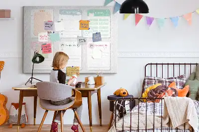 Nástěnka korková Barevné poznámky