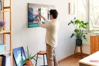 Nástěnka do dětského pokoje Velrybí voda