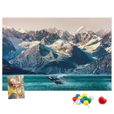 Nástěnka do dětského pokoje Velrybí voda