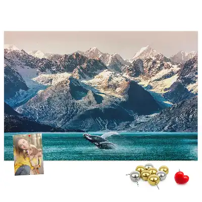 Nástěnka do dětského pokoje Velrybí voda