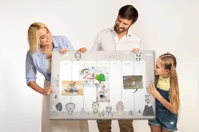Korková nástěnka Harmonogram týdne
