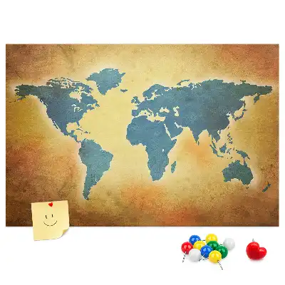 Nástěnka korková Mapa starého světa