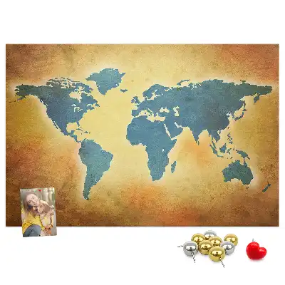 Nástěnka korková Mapa starého světa