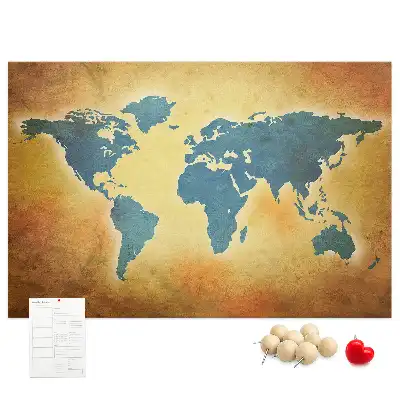 Nástěnka korková Mapa starého světa