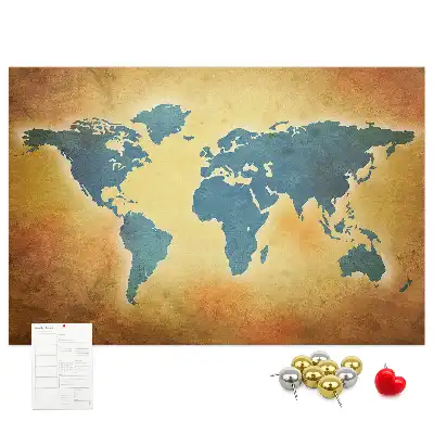 Nástěnka korková Mapa starého světa