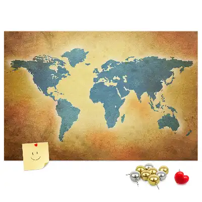 Nástěnka korková Mapa starého světa