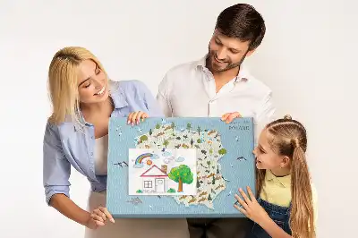 Korková nástěnka Mapa zvířat Polska