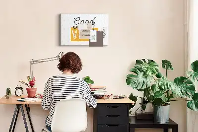 Nástěnka do dětského pokoje s inspirativním citátem