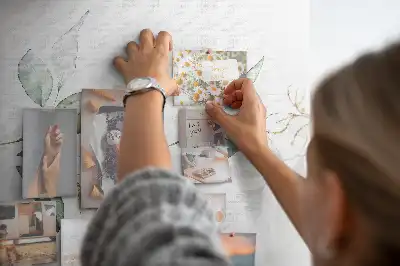Korková nástěnka Geometrická botanika