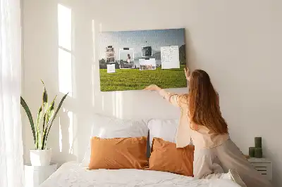 Nástěnka do dětského pokoje Hory a pole