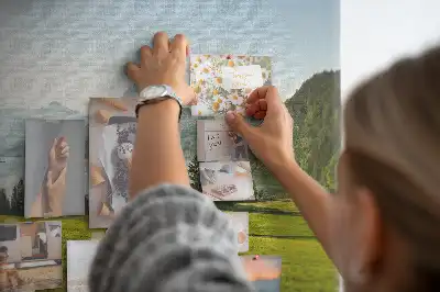 Nástěnka do dětského pokoje Hory a pole