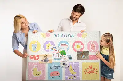 Nástěnka korková Školní plánovač