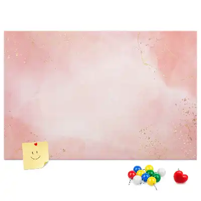Nástěnka korková Růžový mramor