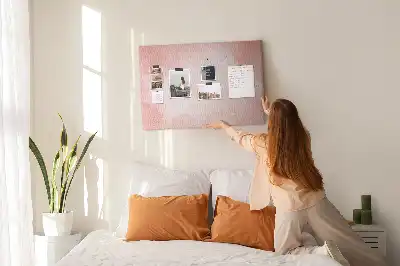 Korková nástěnka Růžový mramor